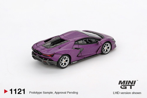 1/64 Mini GT Lamborghini Revuelto 30th Anniversary (Viola Matte Purple) Diecast Car Model 1/64 Mini GT Lamborghini Revuelto 30th Anniversary (Viola Matte Purple) Diecast Car Model