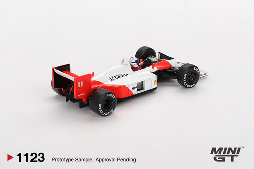 1/64 Mini GT 1988 Formula 1 McLaren MP4/4 #11 Alain Prost 1988 Japanese Grand Prix 2nd Place Diecast Car Model 1/64 Mini GT 1988 Formula 1 McLaren MP4/4 #11 Alain Prost 1988 Japanese Grand Prix 2nd Place Diecast Car Model