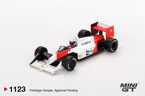 1/64 Mini GT 1988 Formula 1 McLaren MP4/4 #11 Alain Prost 1988 Japanese Grand Prix 2nd Place Diecast Car Model 1/64 Mini GT 1988 Formula 1 McLaren MP4/4 #11 Alain Prost 1988 Japanese Grand Prix 2nd Place Diecast Car Model