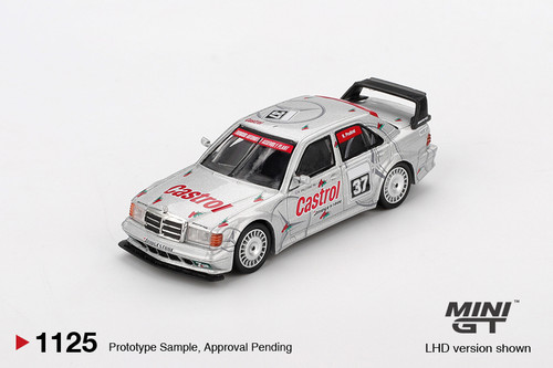 1/64 Mini GT 1995 Mercedes-Benz 190E 2.5-16 Evolution II #37 1995 SE Asia Touring Car Championship Diecast Car Model 1/64 Mini GT 1995 Mercedes-Benz 190E 2.5-16 Evolution II #37 1995 SE Asia Touring Car Championship Diecast Car Model