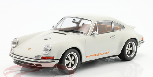 DEFECT AS-IS 1/18 KK-Scale Singer Coupe Porsche 911 Modification Light Grey Diecast Car Model DEFECT AS-IS 1/18 KK-Scale Singer Coupe Porsche 911 Modification Light Grey Diecast Car Model