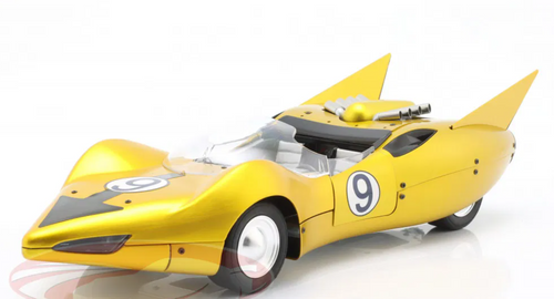 1/18 Schwyn Haas Hamilton Speed Racer Shooting Star #9 (Yellow) Car Model 1/18 Schwyn Haas Hamilton Speed Racer Shooting Star #9 (Yellow) Car Model