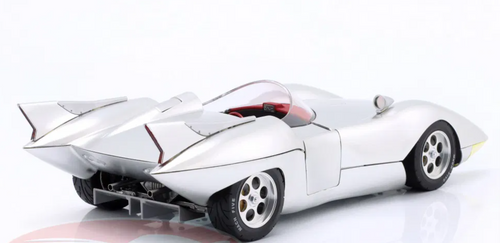 1/18 Schwyn Haas Hamilton Speed Racer Mach 5 (Silver Metallic) Car Model 1/18 Schwyn Haas Hamilton Speed Racer Mach 5 (Silver Metallic) Car Model