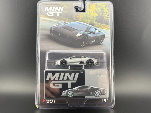CHASE CAR 1/64 Mini GT Jaguar C-X75 CX75 Test Car Diecast Car Model CHASE CAR 1/64 Mini GT Jaguar C-X75 CX75 Test Car Diecast Car Model