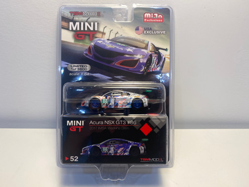 CHASE CAR 1/64 Mini GT 2017 Acura NSX GT3 #86 "Uncle Sam" 2017 IMSA Watkins Glen Limited Edition Diecast Car Model CHASE CAR 1/64 Mini GT 2017 Acura NSX GT3 #86 "Uncle Sam" 2017 IMSA Watkins Glen Limited Edition Diecast Car Model