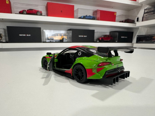 1/36 Kinsmart Toyota GR Supra Racing Concept (Green & Red) Diecast Car Model (new no retail box) 1/36 Kinsmart Toyota GR Supra Racing Concept (Green & Red) Diecast Car Model (new no retail box)