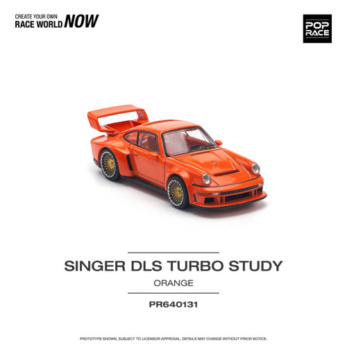 1/64 Poprace Porsche 911 964 Singer DLS Turbo (Orange) Diecast Car Model 1/64 Poprace Porsche 911 964 Singer DLS Turbo (Orange) Diecast Car Model