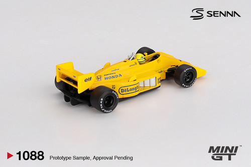 1/64 Mini GT 1987 Formula 1 Lotus 99T #12 Ayrton Senna 1987 Monaco Grand Prix Winner Diecast Car Model 1/64 Mini GT 1987 Formula 1 Lotus 99T #12 Ayrton Senna 1987 Monaco Grand Prix Winner Diecast Car Model
