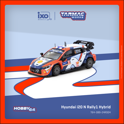 1/64 Tarmac Works 2024 Hyundai i20 N Rally1 Hybrid Rally Sweden 2024 Winner Esapekka Lappi, Janne Ferm Diecast Car Model 1/64 Tarmac Works 2024 Hyundai i20 N Rally1 Hybrid Rally Sweden 2024 Winner Esapekka Lappi, Janne Ferm Diecast Car Model