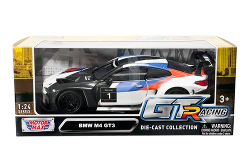 1/24 Motormax BMW M4 GT3 #1 Diecast Car Model 1/24 Motormax BMW M4 GT3 #1 Diecast Car Model