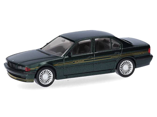 BMW Alpina B12 Green Metallic 1/87 (HO) Plastic Model Car by Herpa BMW Alpina B12 Green Metallic 1/87 (HO) Plastic Model Car by Herpa