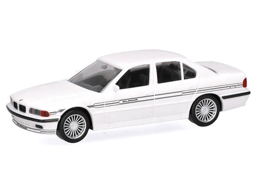BMW Alpina B12 White 1/87 (HO) Plastic Model Car by Herpa BMW Alpina B12 White 1/87 (HO) Plastic Model Car by Herpa