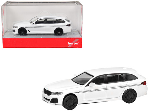 BMW Alpina B5 Touring White 1/87 (HO) Plastic Model Car by Herpa BMW Alpina B5 Touring White 1/87 (HO) Plastic Model Car by Herpa