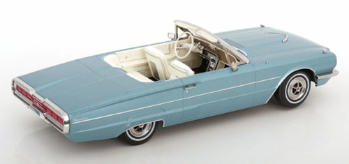 1/18 KK-Scale 1966 Ford Thunderbird Convertible (Light Blue Metallic) Diecast Car Model 1/18 KK-Scale 1966 Ford Thunderbird Convertible (Light Blue Metallic) Diecast Car Model