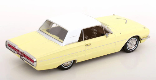 1/18 KK-Scale 1966 Ford Thunderbird Hardtop Coupe (Yellow & White) Diecast Car Model 1/18 KK-Scale 1966 Ford Thunderbird Hardtop Coupe (Yellow & White) Diecast Car Model