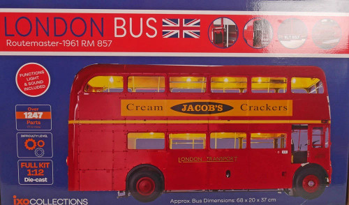 1/12 Ixo 1961 Routemaster Double-decker London Bus Model Kit 1/12 Ixo 1961 Routemaster Double-decker London Bus Model Kit