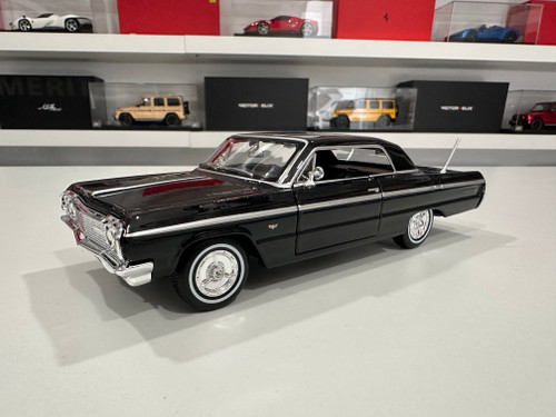 1/26 Maisto 1964 Chevrolet Impala SS (Black) Diecast Car Model (new no retail box) 1/26 Maisto 1964 Chevrolet Impala SS (Black) Diecast Car Model (new no retail box)
