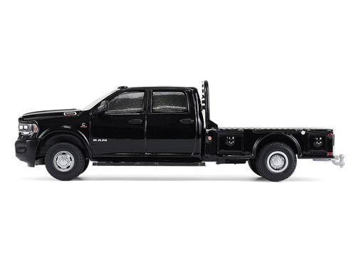 2023 Ram 3500 Dually Flatbed Truck Black "Dually Drivers" Series 16 1/64 Diecast Model Car by Greenlight 2023 Ram 3500 Dually Flatbed Truck Black "Dually Drivers" Series 16 1/64 Diecast Model Car by Greenlight