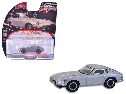 1970 Datsun 240Z Silver Metallic "Barrett-Jackson" Series 16 1/64 Diecast Model Car by Greenlight 1970 Datsun 240Z Silver Metallic "Barrett-Jackson" Series 16 1/64 Diecast Model Car by Greenlight