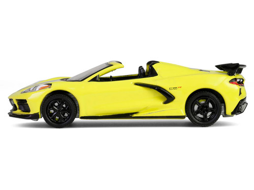 2022 Chevrolet Corvette C8.R Convertible Yellow with Silver Stripes "Barrett-Jackson" Series 15 1/64 Diecast Model Car by Greenlight 2022 Chevrolet Corvette C8.R Convertible Yellow with Silver Stripes "Barrett-Jackson" Series 15 1/64 Diecast Model Car by Greenlight