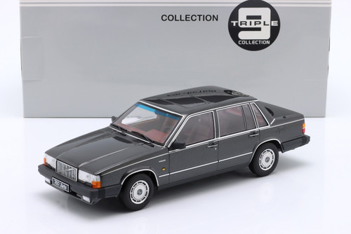1/18 Triple9 1985 Volvo 760 Turbo (Dark Grey Metallic) Diecast Car Model 1/18 Triple9 1985 Volvo 760 Turbo (Dark Grey Metallic) Diecast Car Model
