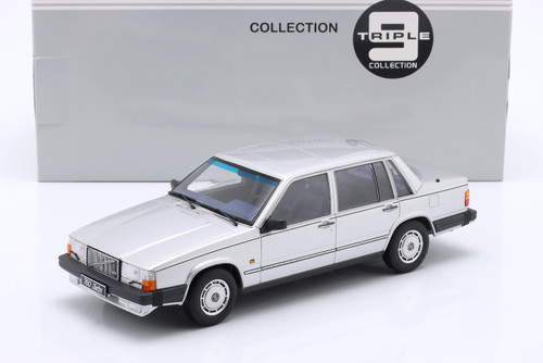 1/18 Triple9 1985 Volvo 760 Turbo (Silver Metallic) Diecast Car Model 1/18 Triple9 1985 Volvo 760 Turbo (Silver Metallic) Diecast Car Model