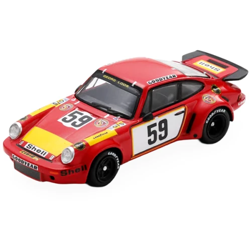 1/64 Spark Porsche 911 Carrera RSR 3.0 No.59 24H Le Mans 1975 T. Schenken - H. Ganley Car Model