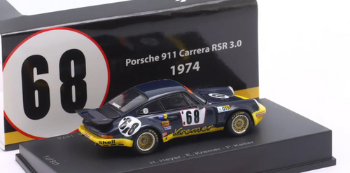 1/64 Spark Porsche 911 Carrera RSR 3.0 No.68 24H Le Mans 1974 H. Heyer . E. Kremer - P. Keller Car Model