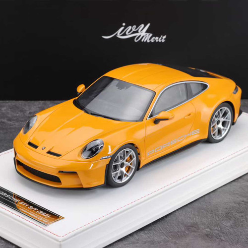 1/18 Ivy Porsche 911 992 S/T (Orange with Silver Wheels) Car Model 1/18 Ivy Porsche 911 992 S/T (Orange with Silver Wheels) Car Model