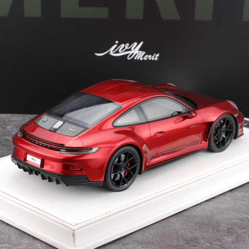 1/18 Ivy Porsche 911 992 S/T (Red with Black Wheels) Car Model 1/18 Ivy Porsche 911 992 S/T (Red with Black Wheels) Car Model
