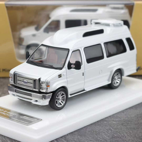 1/64 MK Minitures Ford E350 Van (White) Diecast Car Model 1/64 MK Minitures Ford E350 Van (White) Diecast Car Model