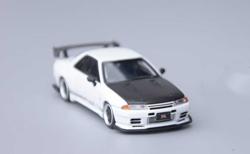 1/64 Focal Horizon Nissan Skyline GT-R GTR R32 Top Secret VR32 (White) Diecast Car Model