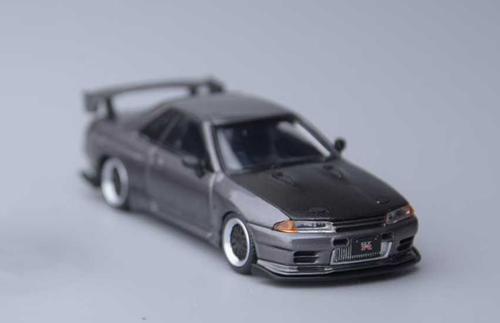 1/64 Focal Horizon Nissan Skyline GT-R GTR R32 Top Secret VR32 (Grey) Diecast Car Model 1/64 Focal Horizon Nissan Skyline GT-R GTR R32 Top Secret VR32 (Grey) Diecast Car Model
