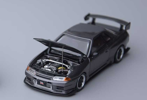 1/64 Focal Horizon Nissan Skyline GT-R GTR R32 Top Secret VR32 (Grey) Diecast Car Model 1/64 Focal Horizon Nissan Skyline GT-R GTR R32 Top Secret VR32 (Grey) Diecast Car Model