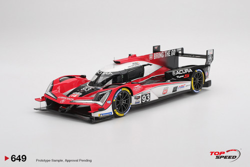 1/18 Top Speed 2025 Acura ARX-06 #93 Acura Meyer Shank Racing 2025 IMSA Sebring 12 Hrs Car Model 1/18 Top Speed 2025 Acura ARX-06 #93 Acura Meyer Shank Racing 2025 IMSA Sebring 12 Hrs Car Model