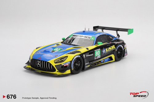 1/18 Top Speed 2025 Mercedes-AMG GT3 EVO #80 Lone Star Racing 2025 IMSA Daytona 24 Hrs Car Model 1/18 Top Speed 2025 Mercedes-AMG GT3 EVO #80 Lone Star Racing 2025 IMSA Daytona 24 Hrs Car Model