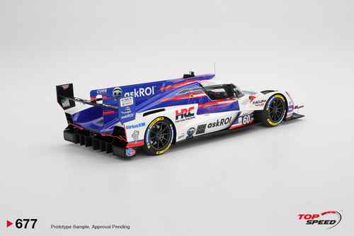 1/18 Top Speed 2025 Acura ARX-06 #60 Acura Meyer Shank Racing 2025 IMSA Daytona 24 Hrs Car Model 1/18 Top Speed 2025 Acura ARX-06 #60 Acura Meyer Shank Racing 2025 IMSA Daytona 24 Hrs Car Model