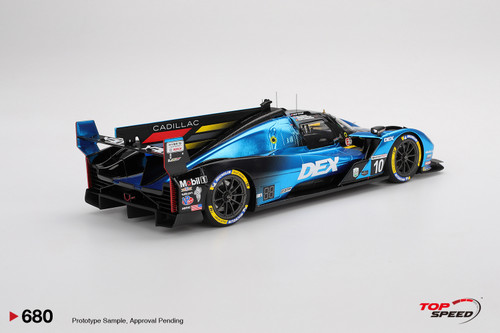 1/18 Top Speed 2025 Cadillac V-Series.R #10 Cadillac Wayne Taylor Racing 2025 IMSA Daytona 24 Hrs Car Model 1/18 Top Speed 2025 Cadillac V-Series.R #10 Cadillac Wayne Taylor Racing 2025 IMSA Daytona 24 Hrs Car Model