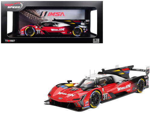 1/18 Top Speed 2025 Cadillac V-Series.R #31 CADILLAC WHELEN 2025 IMSA Daytona 24 Hrs Car Model