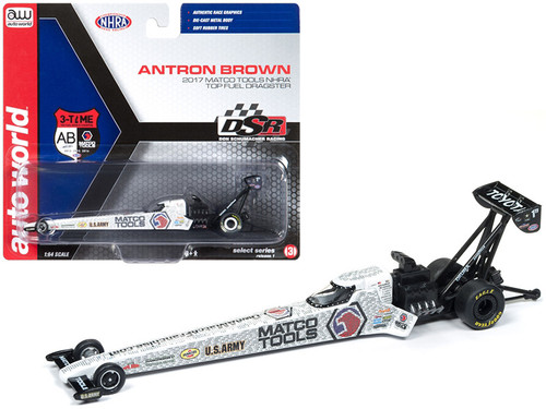 2017 NHRA Antron Brown "Matco Tools" TFD 1/64 Diecast Model Car by Autoworld 2017 NHRA Antron Brown "Matco Tools" TFD 1/64 Diecast Model Car by Autoworld