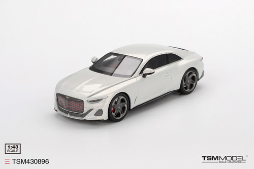 1/43 TSM Bentley Batur Bonneville Pearl White Car Model