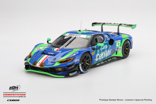 1/18 BBR 2025 Ferrari 296 GT3 #47 CETILAR RACING 2025 IMSA Daytona 24 Hrs Car Model 1/18 BBR 2025 Ferrari 296 GT3 #47 CETILAR RACING 2025 IMSA Daytona 24 Hrs Car Model