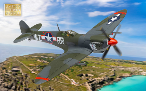1/72 Corgi Spitfire Mk IX Diecast Model, USAAF 31st FG, 309th FS, Porky II, Robert Connor Diecast Model 1/72 Corgi Spitfire Mk IX Diecast Model, USAAF 31st FG, 309th FS, Porky II, Robert Connor Diecast Model