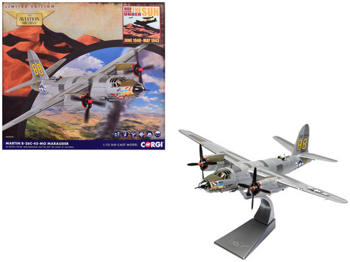 1/72 Corgi B-26B Marauder Diecast Model, USAAF 320th BG, 444th BS, #42-107752 Miss Diecast Model