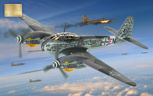 1/72 Corgi Me 410A Hornisse Diecast Model, Luftwaffe 5./ZG 26, 3U+EN, Friedrich Stehle Diecast Model 1/72 Corgi Me 410A Hornisse Diecast Model, Luftwaffe 5./ZG 26, 3U+EN, Friedrich Stehle Diecast Model