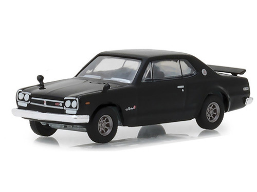 1/64 Greenlight 1971 Nissan Skyline 2000 GT-R Black "Tokyo Torque" Diecast Car Model 1/64 Greenlight 1971 Nissan Skyline 2000 GT-R Black "Tokyo Torque" Diecast Car Model