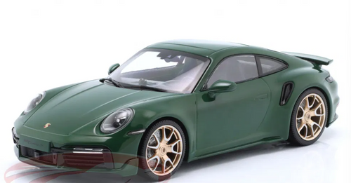 1/18 Minichamps 2024 Porsche 911 (992) Turbo S Coupe Sport (Green with Golden Wheels) Car Model 1/18 Minichamps 2024 Porsche 911 (992) Turbo S Coupe Sport (Green with Golden Wheels) Car Model