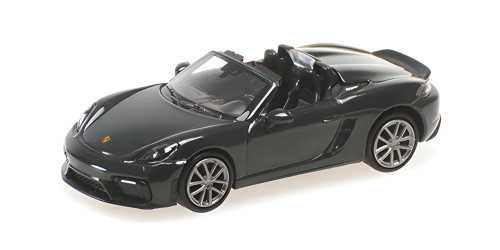 1/87 Minichamps 2019 Porsche 718 (981) Spyder (Green Metallic) Diecast Car Model 1/87 Minichamps 2019 Porsche 718 (981) Spyder (Green Metallic) Diecast Car Model