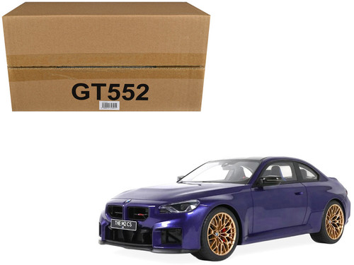 1/18  M2 フローズン ピュアグレーメタリック 1/18 GT Spirit 2025 BMW M2 CS G87 (Blue) Car Model - LIVECARMODEL.com