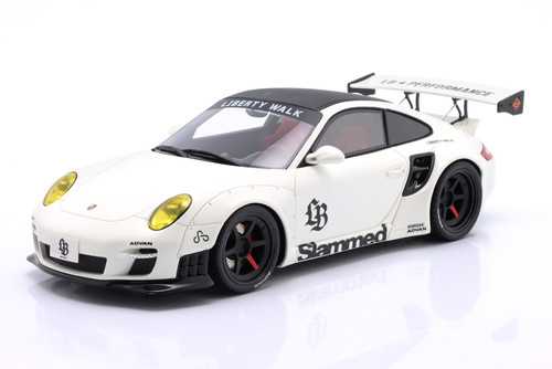1/18 GT Spirit Porsche 911 997 LB-Works Turbo (White) Car Model
